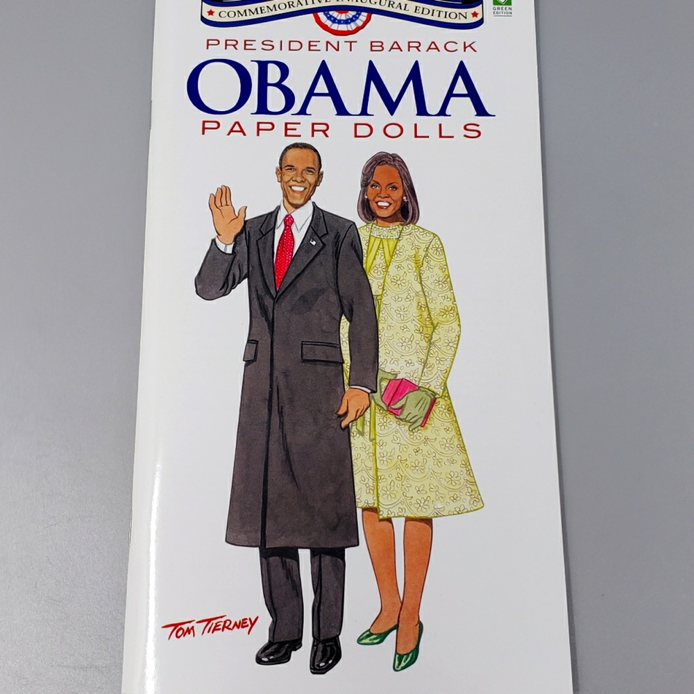 President Barack Obama Paper Dolls Book By Tom Tierney